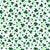 Scattered Green Clover on White Image