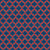 Latticework - Quatrefoil - Moroccan Trellis - Red Gray and Navy Blue Image