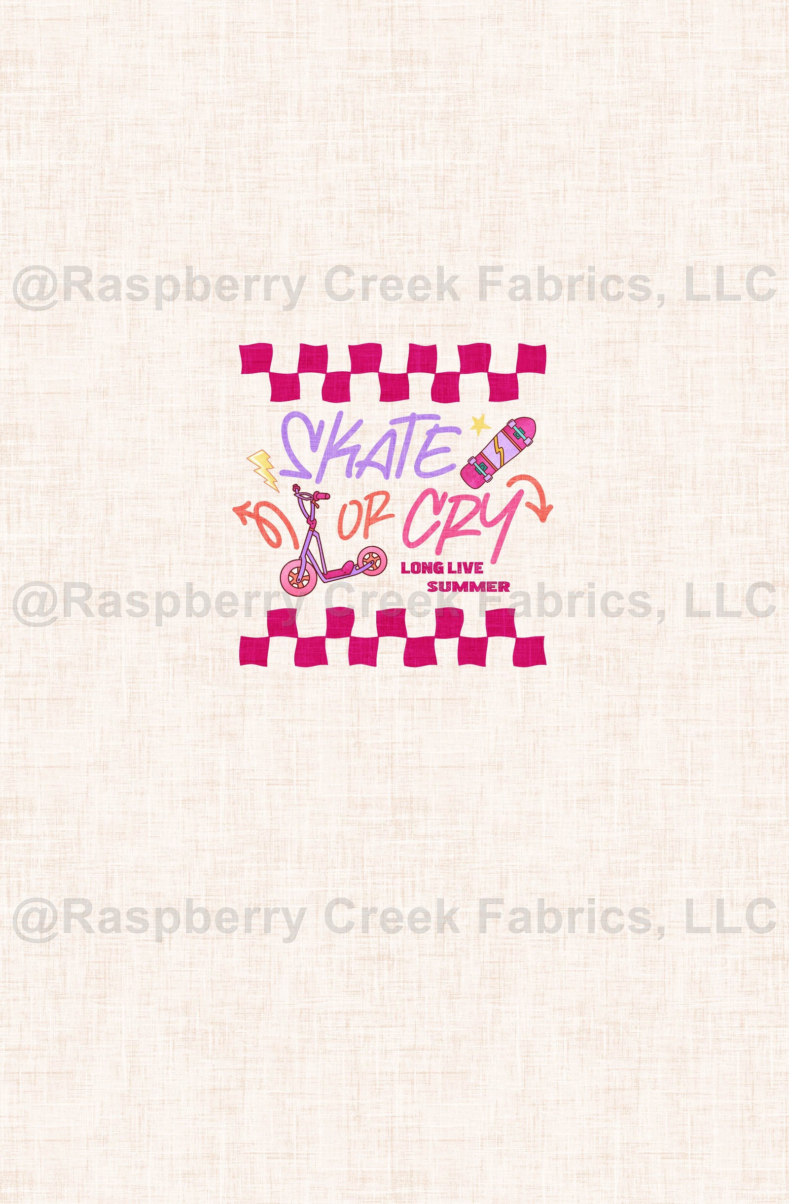 Skate Park Remix Skate or Cry Pink Panel