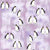 Emperor Penguins on Orchid Image