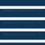 White on Navy Blue Stripes 1:3, Feeling Daisy & Free by Patternmint Image