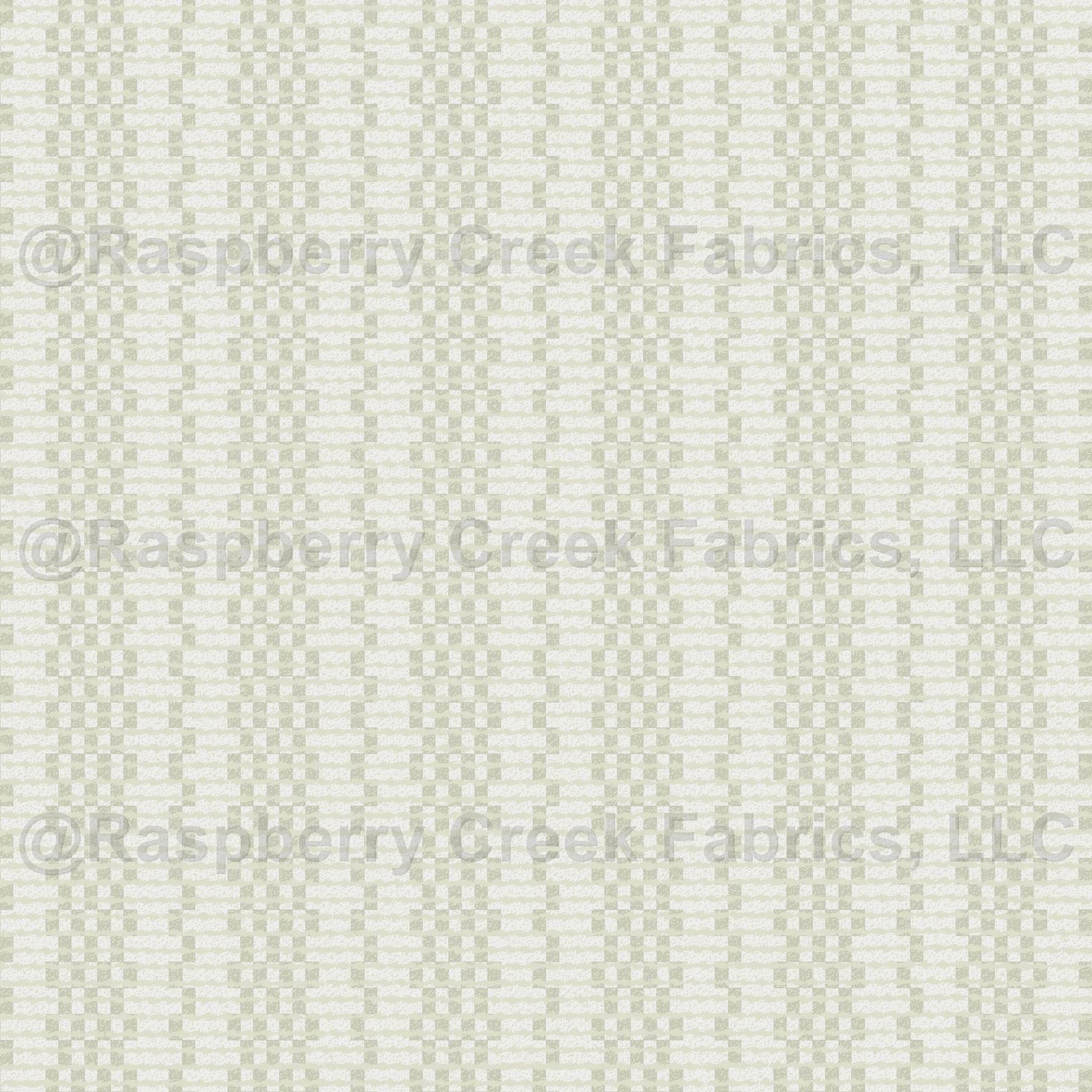 Ticking Tweed Twill Woollen Striped Herringbone Texture in Sage and Ivory