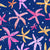 Starfish, bright, watercolor, pink, navy blue, hot pink, orange, kids, sea, ocean, swim,  beach, boys, girls, summer, Oceans Orchestra, Starfish Staccato Image