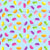 Colorful Jelly Beans Polka Dot on Sky Blue Image