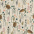 Under the sea - Sea Turtles brown shell in beige Image