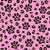 Puppy Love Wild Animal Paw Prints Pink Image