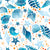 watercolor seashells with tiny orange  dots on white bold background Image