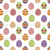 Easter Eggs on White Image