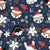 Christmas Woodland Critters by MirabellePrint / Dark Blue Image