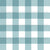 American Folksy Floral Aqua Gingham Coordinate. Image