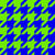 Houndstooth blue green Image