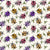 Colorful Bugs Ladybugs on Beige Background Image