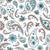 Paisley oriental floral pattern Image