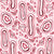 Knots and Burls Abstract Contours Azalea Cotton Candy Pink Image