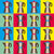 Pop Art Espresso Pot on Blue Yellow Green and Red Image