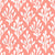 Two tone diamond shaped seaweed - pastel red and white Image