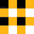 Team Spirit Football Bold Checkerboard in Pittsburgh Steelers Colors Black Yellow Gold White Image