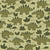 Stegosaurus Dinosaurs in Monochromatic Green Image