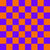 Checkerboard purple orange Image