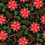 Christmas Poinsettias and Dark Moody Gray Festive Holiday Botanicals Image