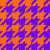 Houndstooth purple orange Image