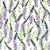 Lavender and Green Spikey Wild Flowers Image