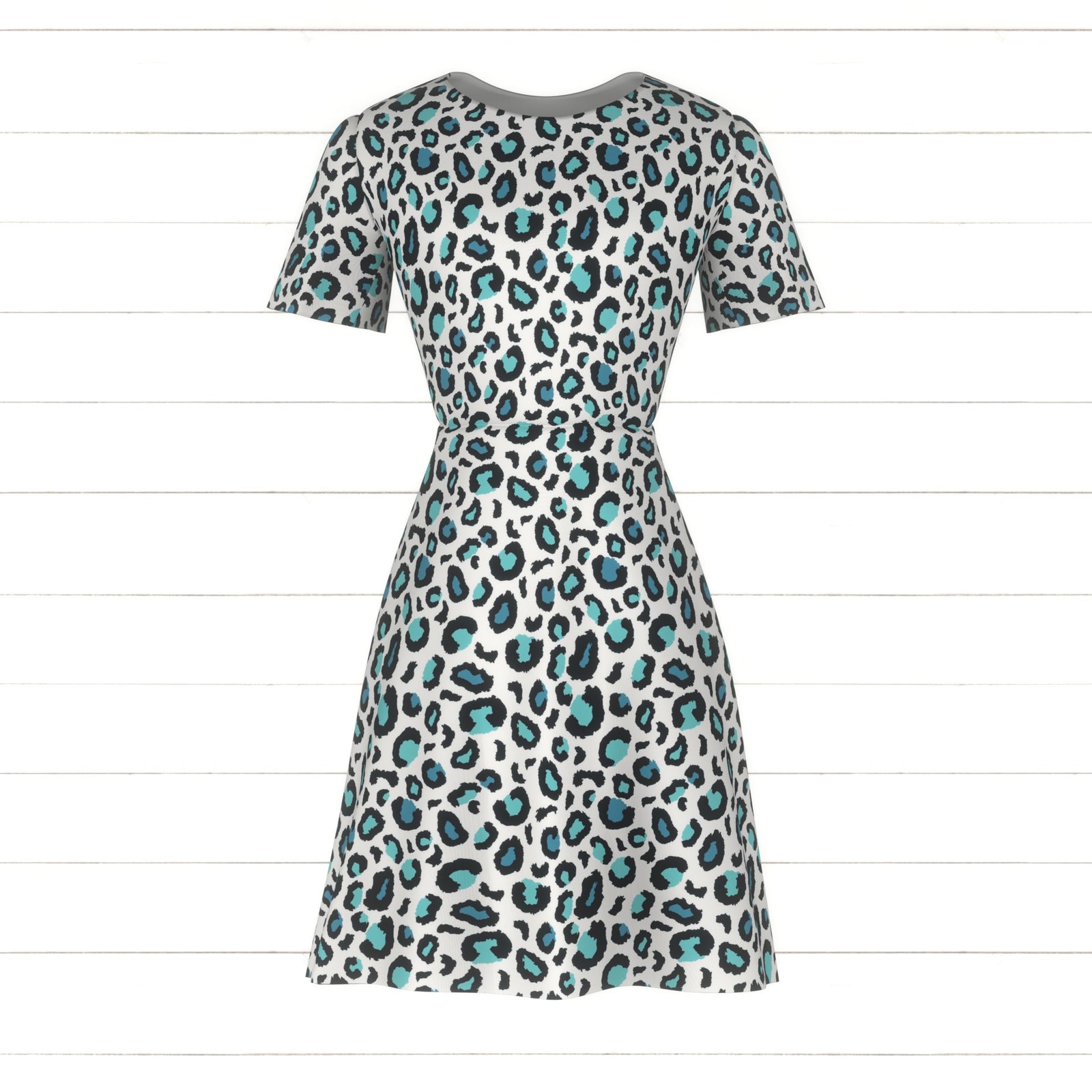 Seattle Kraken Inspired Leopard Print
