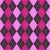 Argyle Pattern, Purple Pink Baby Pink, White Stitching Image