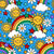 Sunshine and Rainbows in Blue Image