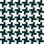 Houndstooth pattern, Green-Dark and White Image