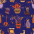 Halloween House Monsters Deep Purple Image