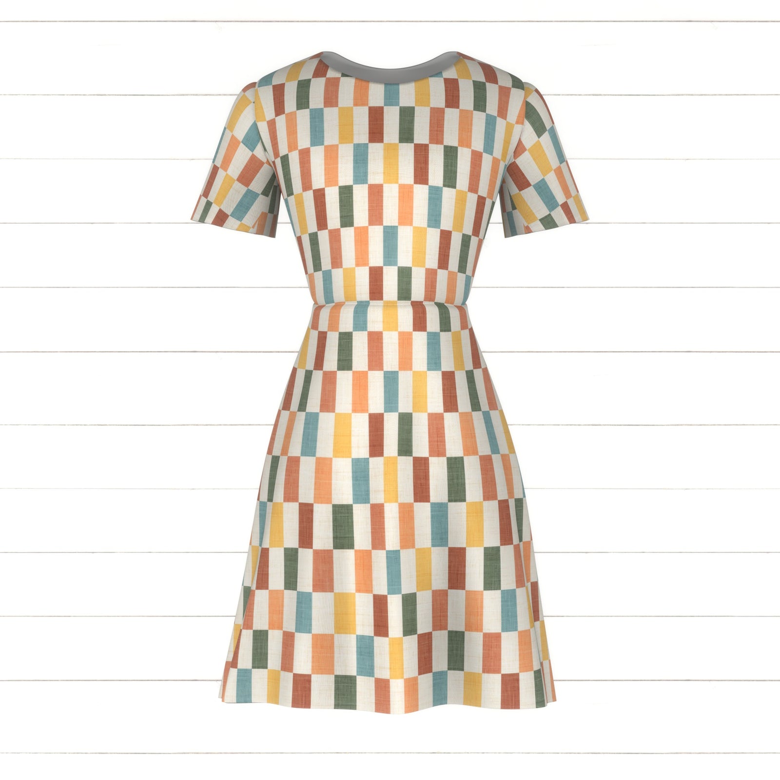 Candy Corn Long Check Multi