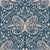 Vintage Botanical Butterfly Elegant Floral in Teal Green and Beige Image