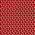 Red Polka Dot Nondirectional on Icy Red Faux Texture Ground Image