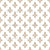 Fleur de Lis Pattern, French, Royal, Cream on White Image