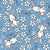 Baby Bunnies in Vintage Blue Image