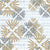 Abstract Textile in Light Blue Golden, Shizen by Stephanie Fiona Design Image