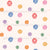 Polka dots colorful crayon drawn Image