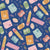Colorful Pastels and Dark Blue Back to School Classroom Stationery Image