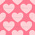 Big Hearts - Light Pink on Dark Pink Image