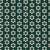 Minimalist Geometric Flowers Dark Emerald Green Warm Ivory Beige - Blender - Bookish Blocks - Dark Emerald Green Image