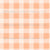 Gingham Plaid Check White Peachy Pastel Orange Classic Retro Blender Image
