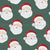 Santa Claus Faces on Sage – Mr. & Mrs. Claus Collection Image