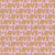 LOVE All Over Typography with Hearts in Golden Brown on Pink Image