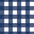 Gingham, 1 1/2 inch check, country gingham, Blue and white small gingham, farmhouse, vintage gingham, small checks, plaids, Fashion gingham, home décor, bedding, ruffles Image