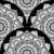 Monochrome Mandala Art Deco Scallop Image