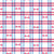 Preppy American Red blue and white plaid With Bows- Preppy Fourth of July Americana collection Image