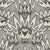 protea floral motifs on linen texture - greys and natural - FOR MEDIUM SIZE PRINTING Image
