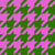 Houndstooth green pink Image