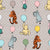 Classic Winnie the Pooh and Friends Floating Balloons on Taupe Image